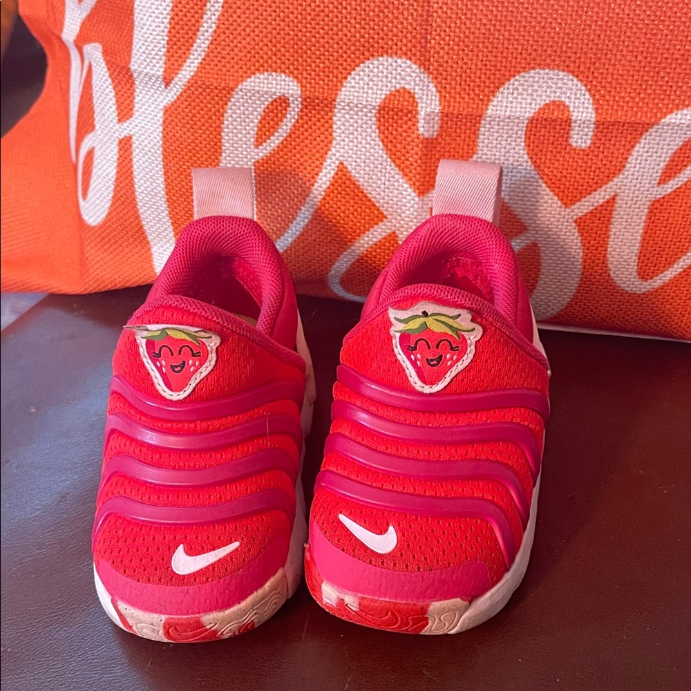 Nike Kids Red Strawberry Sneakers